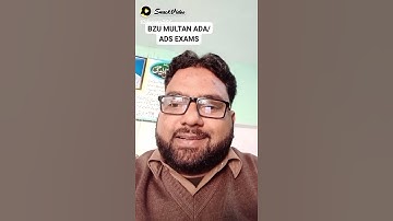 BZU MULTAN ADA, ADS EXAMS