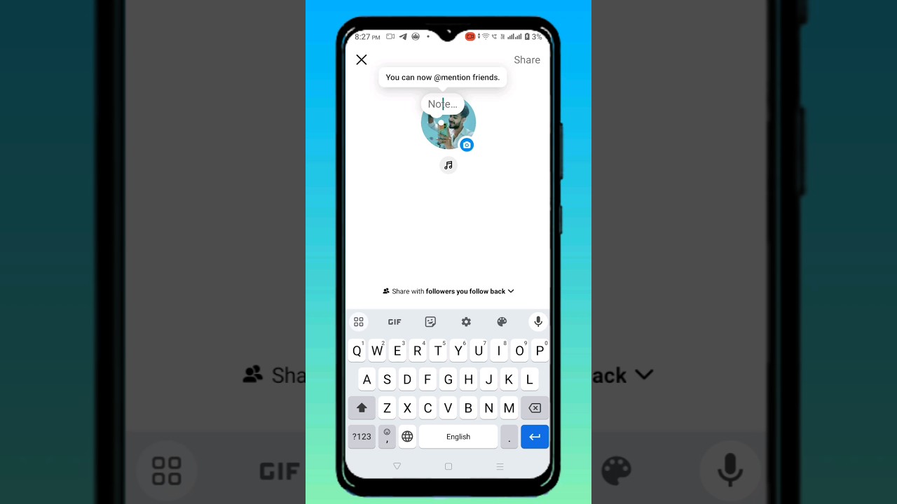 You Can Now @Mention Friends on Instagram Notes ✨🫂🤝🏻... Instagram notes me mention kisi ko kese kare