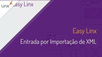 Easy Linx -  Entrada de importação de XML
