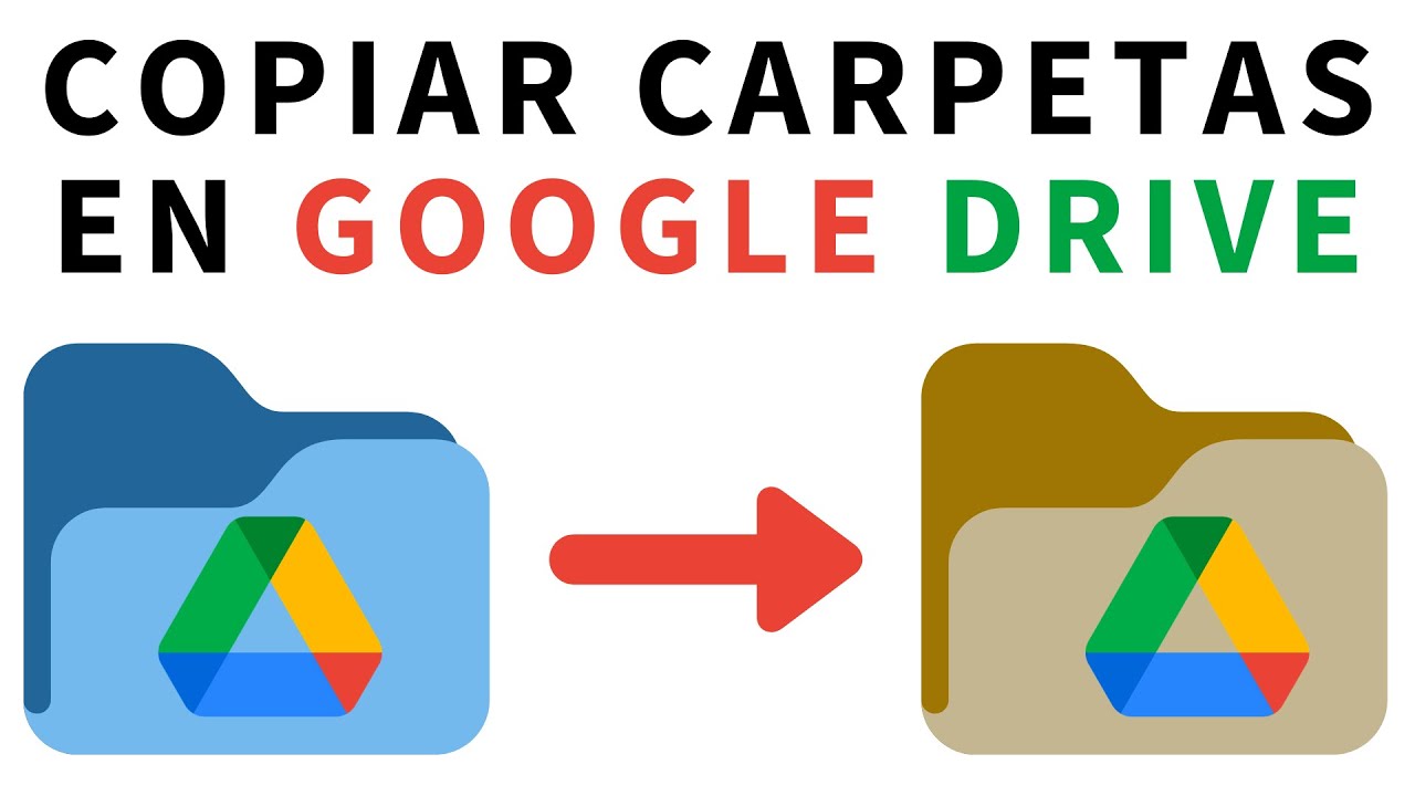 Genealogía testimonio Adivinar Cómo copiar una carpeta en Google Drive - YouTube