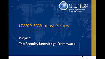 OWASP Webcast Series - Security Knowledge Framework