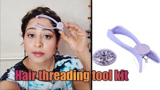 Flipkart Haul| Sildne Hair Threading Tool Kit Review + Demo |How to do Threading at home|Jaya Sharma