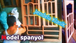 Merakit Daun Jendela Model Spanyol | Cara Klasik | Woodworking ‼️