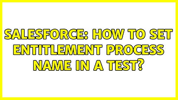 Salesforce: How to set Entitlement Process Name in a Test?