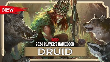 NEW D&D DRUID | WILD SHAPE CHANGES | 2024 PLAYER