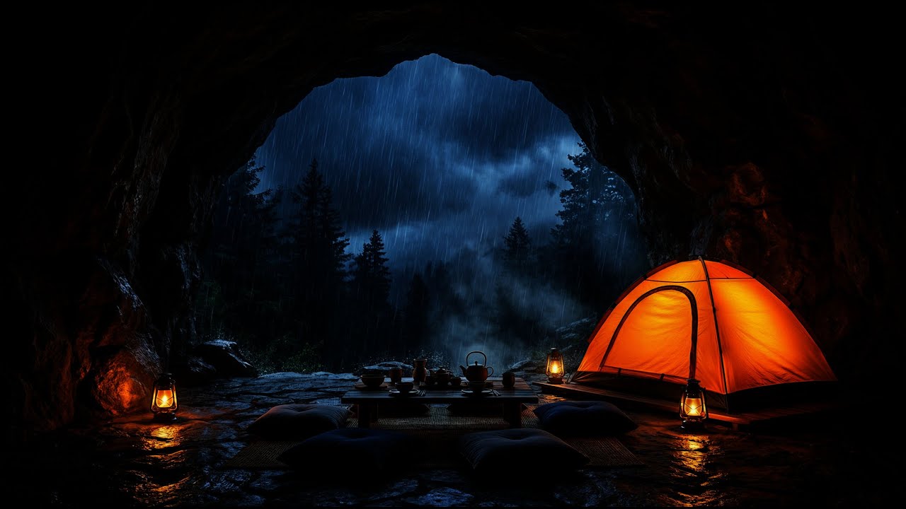 This Completely Changed My Sleep: Heavy Rain Sounds & Cave Ambience for Deep Rest 😴 #2