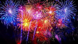 Colorful Fireworks Show – 11 Hour 4K Ambient Background for Events & Parties (No Sound)