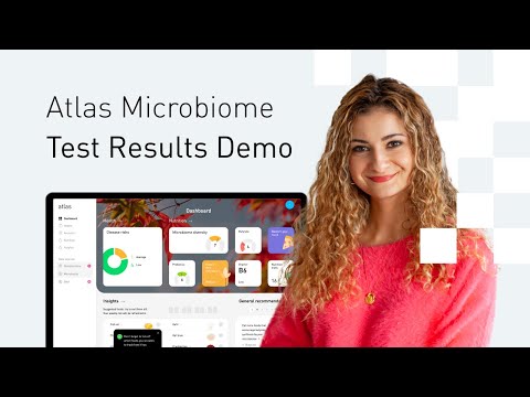 Atlas Microbiome Test Guide - Results Dashboard