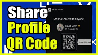 How to Share PS5 Profile with a QR Code & Add Friend (Easy Tutorial)