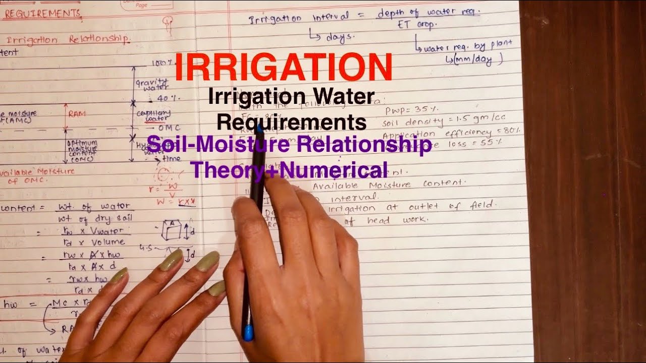 Взаимосвязь влажности почвы и орошения: теория и численные расчеты | Орошение 