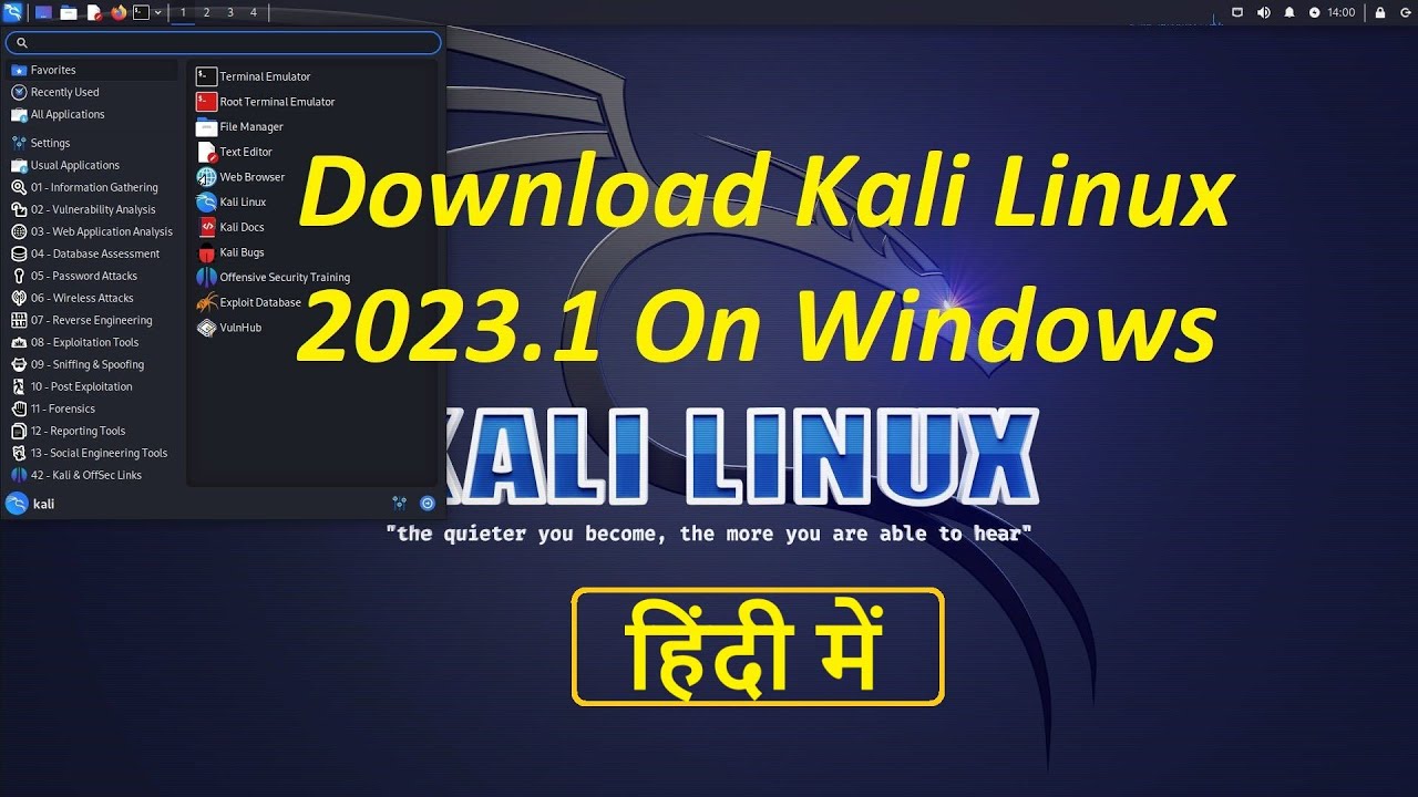 How to Download Kali Linux on Windows Kali Linux 2023.1 linux 
