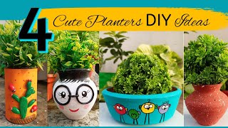 4 Amazing & Cute Planters | Best out of waste ideas