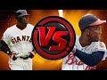 99 BARRY BONDS VS 99 HANK AARON | WHO IS THE GREATEST HOME RUN HITTER EVER? MLB…