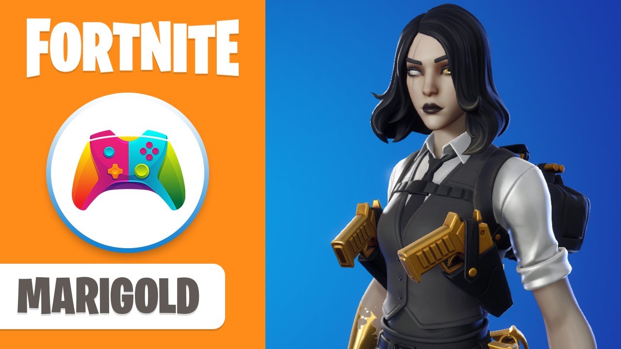 Fortnite Battle Royale Epic "Marigold"  Skin Gameplay ( No Commentary)