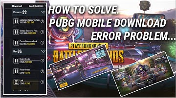 How To Fix Pubg Mobile Download Error After Latest 1.3.0 Update | Solve Pubg Download Problem