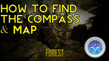 HOW TO FIND THE CAVE MAP & COMPASS FAST AND EASY! - The Forest [HD60]