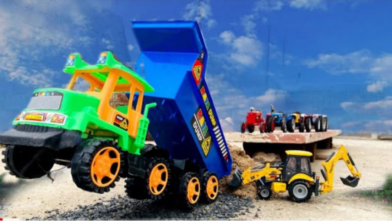 toy tractor ka video I jeep car I jcb & toy I gadi wala cartoon I