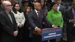LIVE: New York Mayor Eric Adams Makes Public Safety Announcement