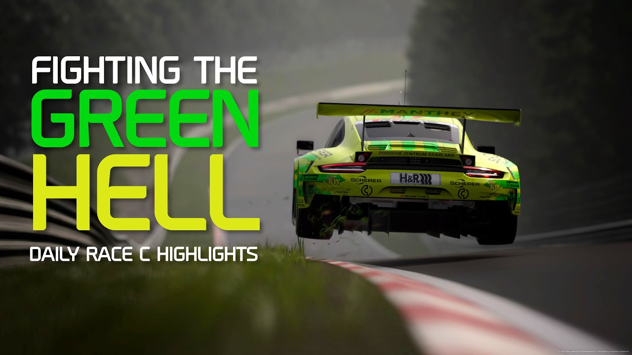 GT7: Gran Turismo's Greatest Daily Race - Nurburgring 24 Highlights