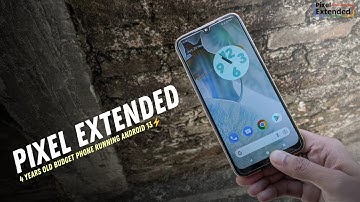 Pixel Extended 5.0 Official ROM | This 4 Year Old Android Phone is Running on Latest Android 13 OS⚡