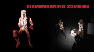 Dismembering Zombie characters in unreal Tutorial