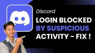 How to Fix Discord Login Blocked by Suspicious Activity !