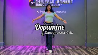 Guru Randhawa- Dopamine dance tutorial | Slowed 0.5x | Hook step tutorial | Learn dance Step by Step