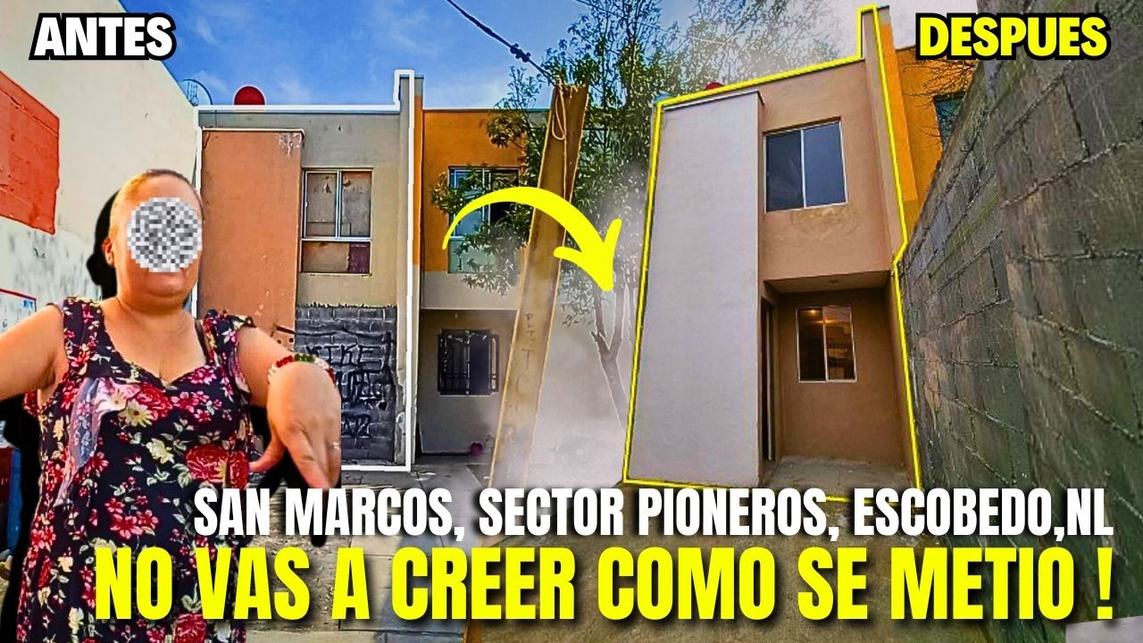 😱INVADIO esta CASA y NO  vas a CREER como se METIOO!🤯🚔 ESCOBEDO,NL⛰️ #infonavit #desalojo