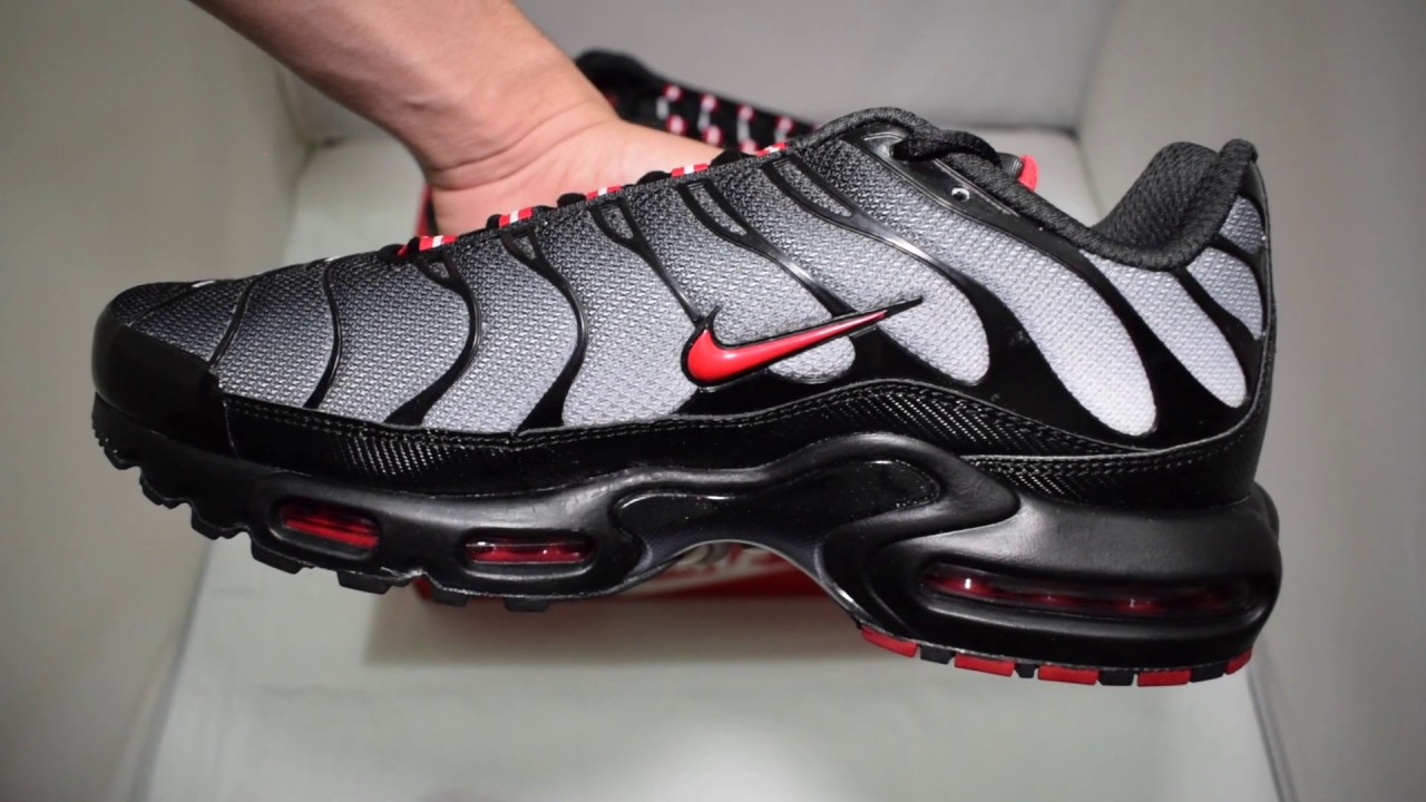 Nike Air Max TN Grey / Red Unboxing 