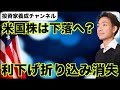 米国株は下落基調へ?遂に利下げ折り込み終了?