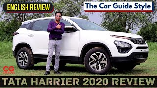 2020 Tata Harrier Diesel Automatic Review in ENGLISH, First Drive, Real Life Mileage  Creta Rival 