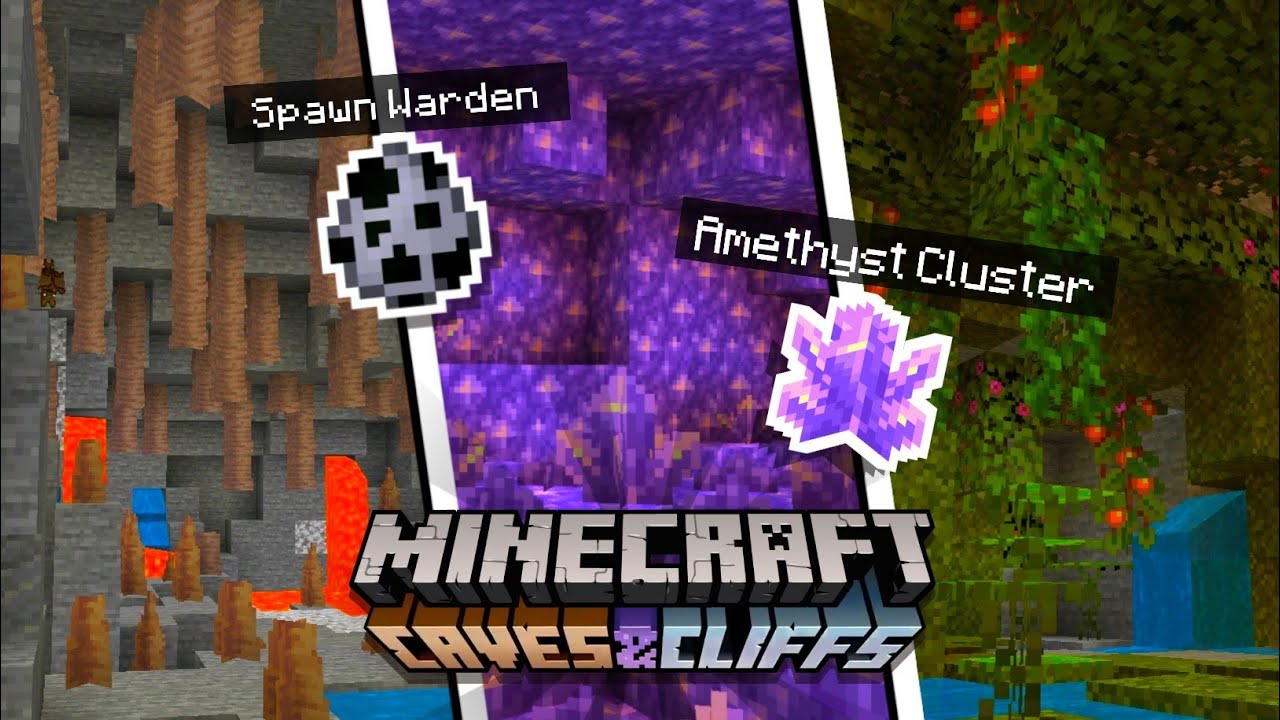 MCPE 1.17 Caves & Cliffs Update (Addon Review 2021) - YouTube