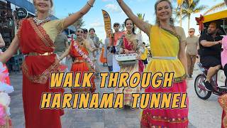 Walk Through the Harinama Tunnel in Hollywood, FL (2025) | Spiritual Vibes &amp; Chanting Experience