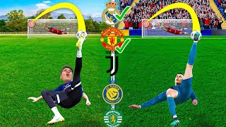 Ronaldonun Her Kulüpte Attiği En İyi̇ Leri̇ni̇ Denedi̇k Belimiz Kırıldı