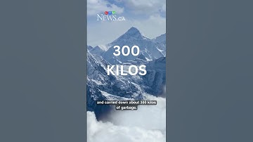 Drones take on Everest’s garbage