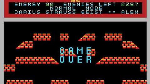 ChAleX THE LITTLE NUCLEAR ROBOT SHMUP Darious Strauss Geist Mini Games MSX Alex Alves MICROSOFT ASCI