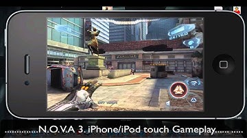 N.O.V.A. 3 - Near Orbit Vanguard Alliance - iPhone 4s Gameplay
