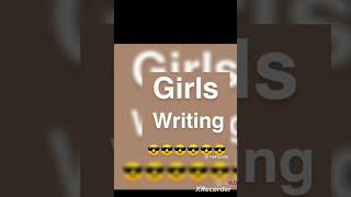 Girls Vs Boy Head Writing