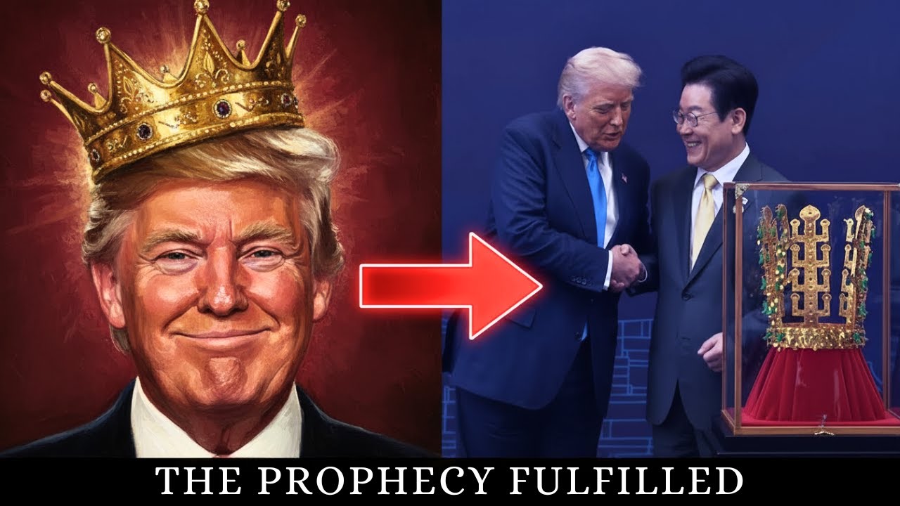 Трамп получает ПРОРОЧЕСКУЮ Золотую Корону от Южной Кореи — символизм Конца Времен раскрыт!