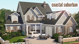 coastal suburban \\ The Sims 4 speed build