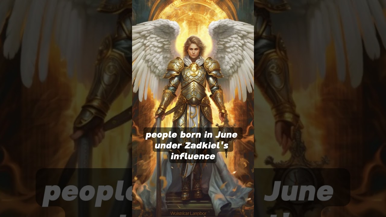 KNOW YOUR ANGEL THROUGH YOUR BIRTH MONTH! (JUNE - ARCHANGEL ZADKIEL)