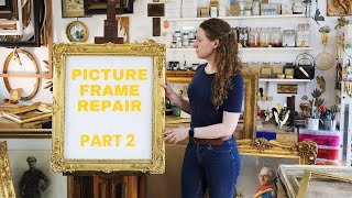 Famous Antique picture frame restoration part 2 Wealth