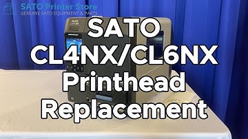 SATO CL4NX/CL6NX Plus Printhead Replacement