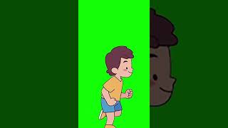 Boy Running Green Screen Animation No Copy Rights