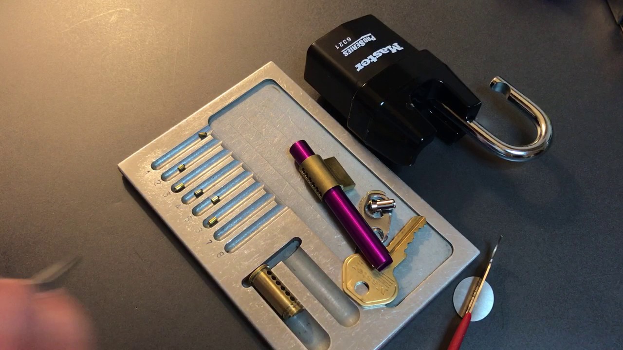 [341] Master Lock Pro Series 6321 Picked and Gutted - YouTube