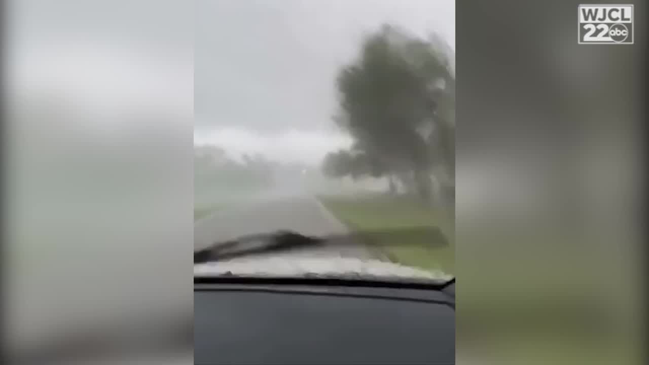 Video shows view from inside Allendale, South Carolina tornado YouTube