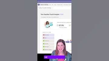 Speaker Coach in Microsoft Teams