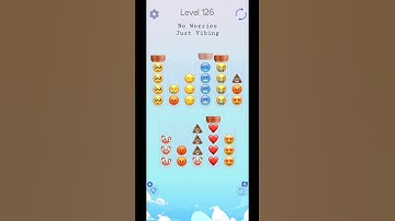 EMOJI SORT PUZZLE LEVEL 126