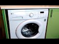 Как установить стиральную машину в кухонный гарнитур