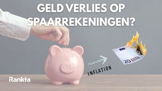 Waarom je geld verliest op spaarrekeningen: Inflatie en rente